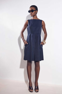 Picture of BEVERLY COTTON BLEND A-LINE DRESS